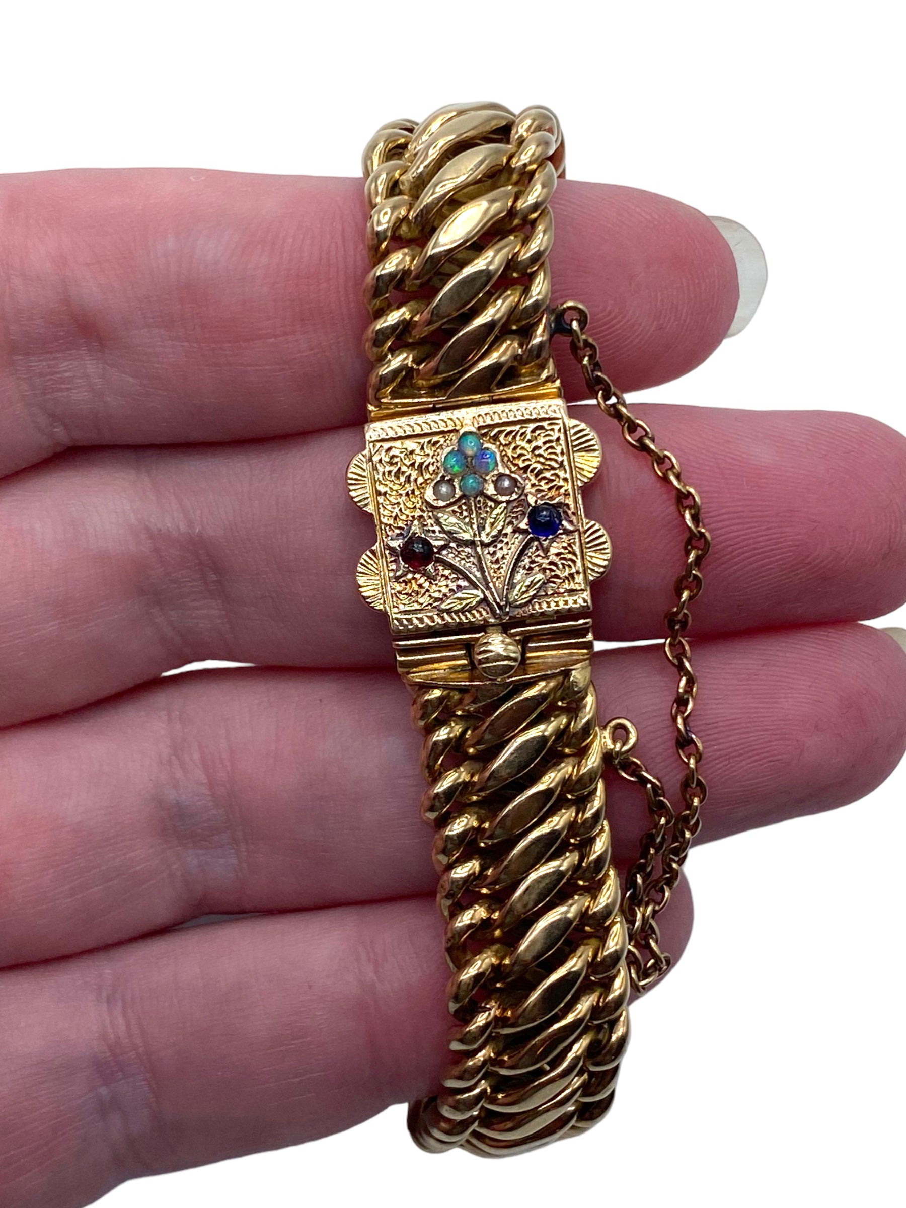 14k Victorian Style Bracelet