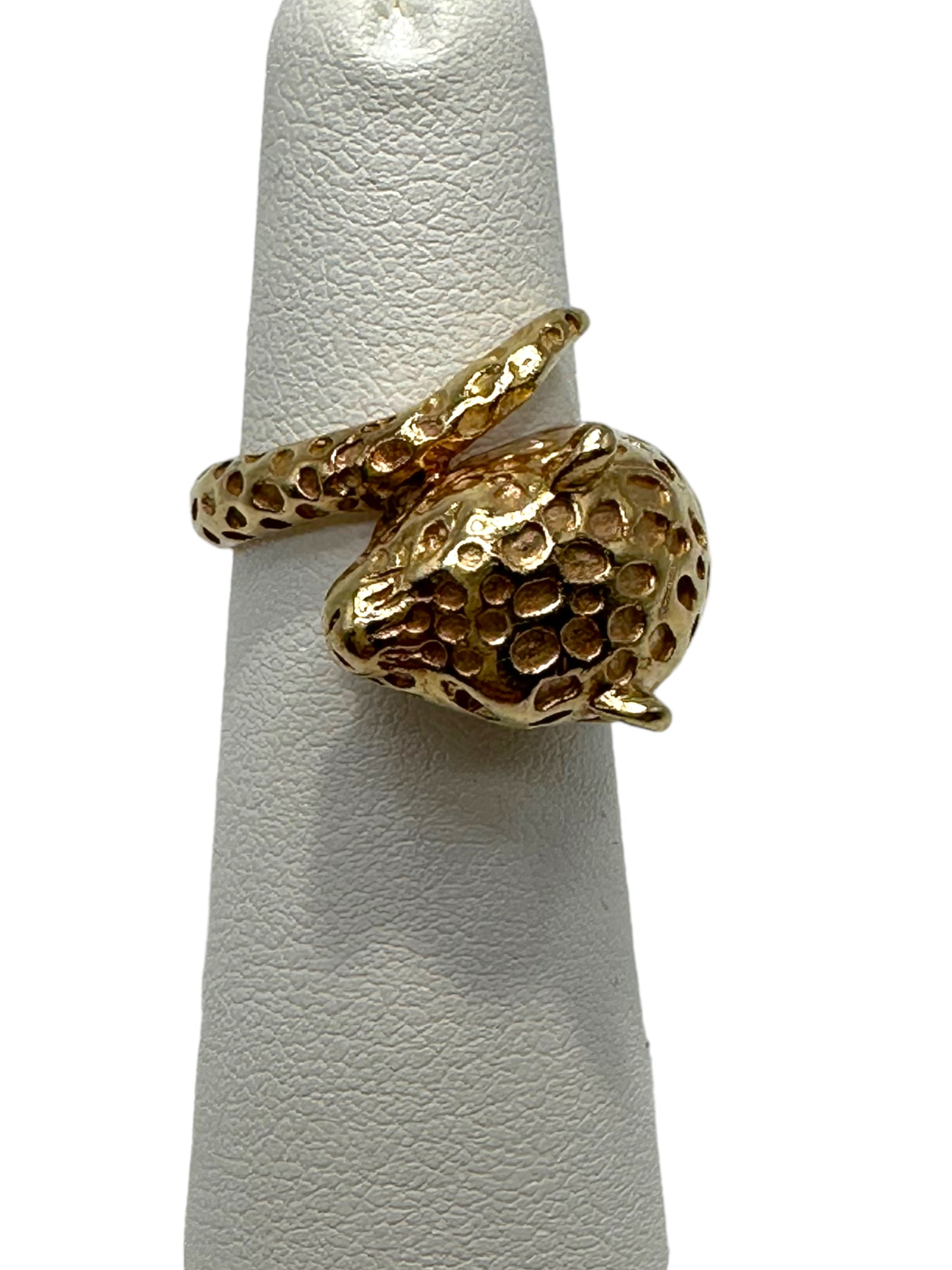 14k Leopard Wrap Ring
