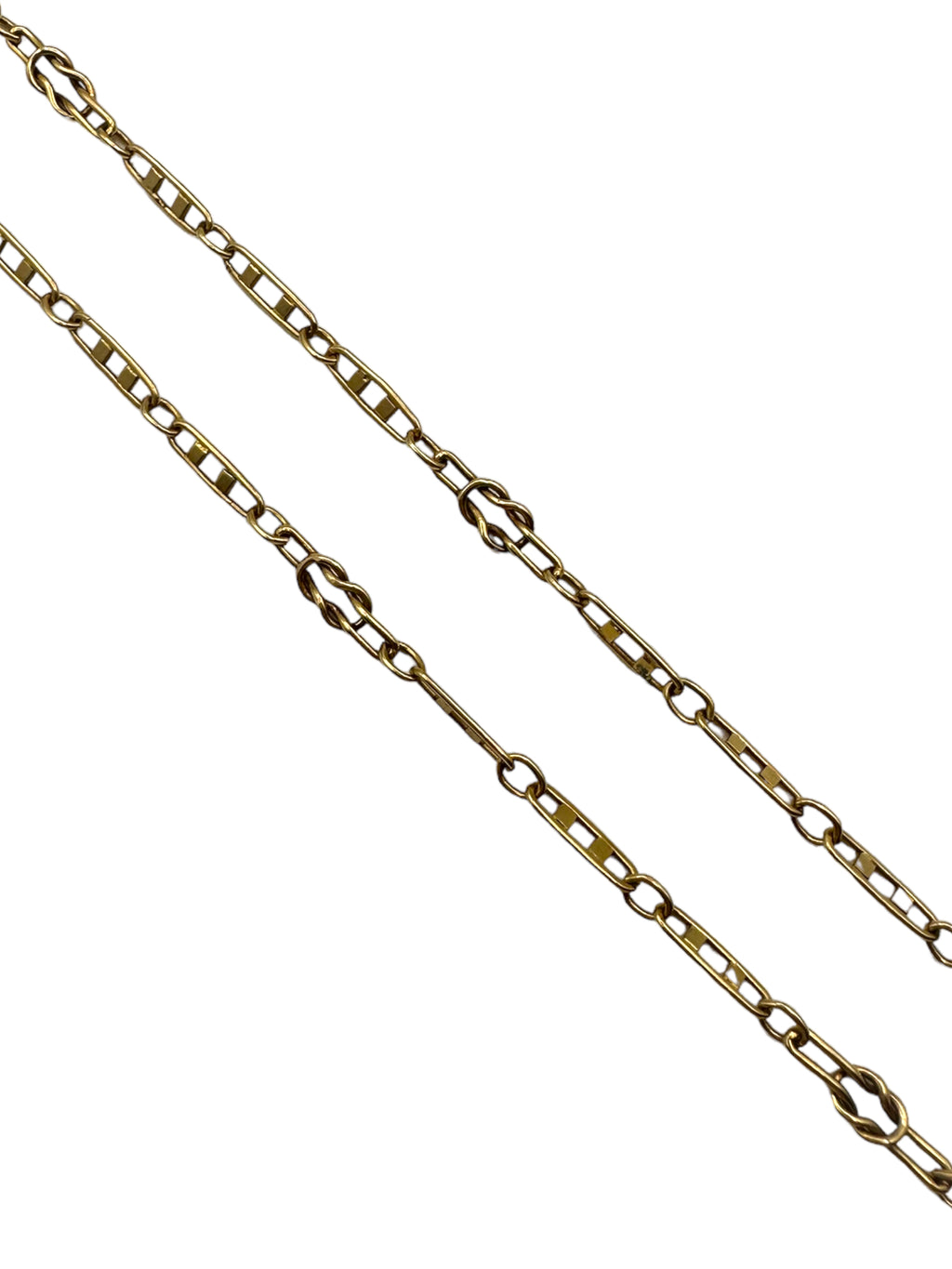 18k Fancy Link Necklace