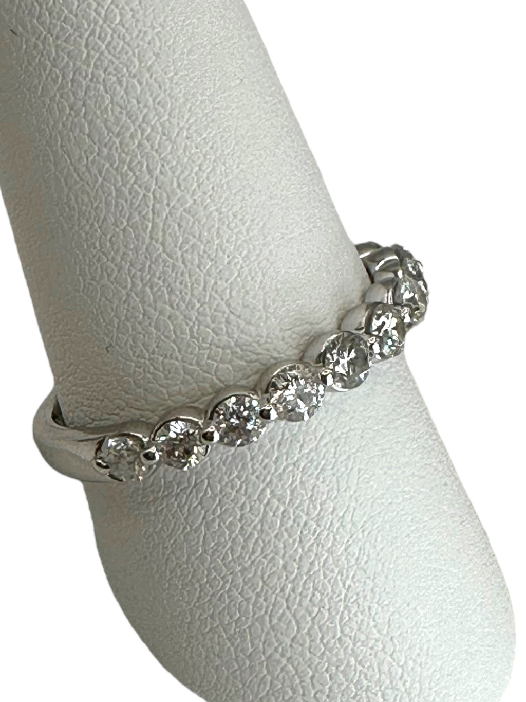 14k Diamond Stacker Band